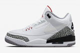 Nike Air Jordan 3 Retro Katrina White Cement Back Red Men Shoes !!! CYBER MONDAY SALE !!!