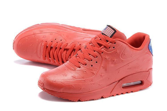 Nike Air Max 90 'Independence Day Red' Shoes Sneaker !!! CYBER MONDAY SALE !!!