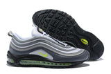 Nike Air Max 97 Carbon Grey Fludredsent Green Shoes !!! CYBER MONDAY SALE !!!