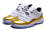 Nike Air Jordan 11 Retro Low White Metallic Gold Coin Basketball Men !!! CYBER MONDAY SALE !!!