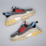 Balenciaga Triple S Trainer 'Blue Red' 2018 Shoes Sneaker !!! CYBER MONDAY SALE !!!