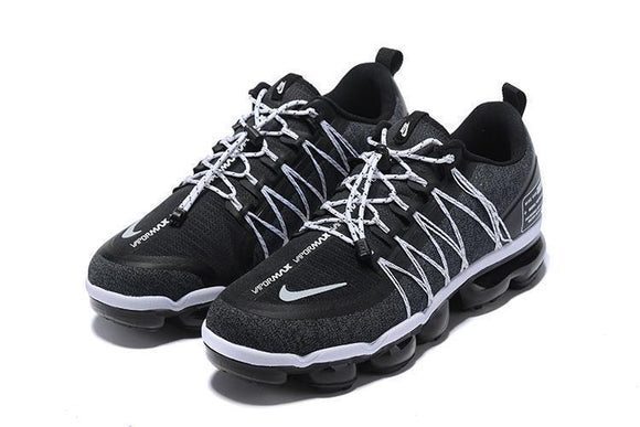 Nike Air Vapormax Run Utility Black White Shoes Sneakers Men !!! CYBER MONDAY SALE !!!