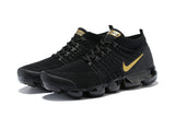 Nike Air Vapormax Flyknit 2 Black Gold Shoes Sneakers Men !!! CYBER MONDAY SALE !!!