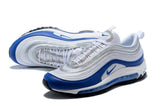 Nike Air Max 97 White Royal Silver Blue Shoes !!! CYBER MONDAY SALE !!!