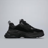 Balenciaga Triple S Trainer 'All Black Distressed' Shoes Sneaker !!! CYBER MONDAY SALE !!!