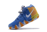 Nike Kyrie 4 Blue Yellow White  Men Basketball Shoes !!! CYBER MONDAY SALE !!!