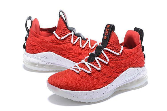 Nike Lebron XV 15 Low EP University Red Men Shoes !!! CYBER MONDAY SALE !!!