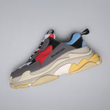 Balenciaga Triple S Trainer 'Blue Red' 2018 Shoes Sneaker !!! CYBER MONDAY SALE !!!