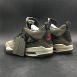 Nike Air Jordan 4 Retro Travis Scott Dark Mocha Sail Cool Grey Vred Men Shoes !!! CYBER MONDAY SALE !!!