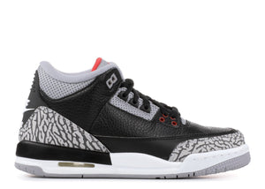 Nike Air Jordan 3 Retro Black Cement Men Shoes !!! CYBER MONDAY SALE !!!