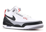 Nike Air Jordan 3 Retro NRG Tinker White Black Red Men Shoes !!! CYBER MONDAY SALE !!!