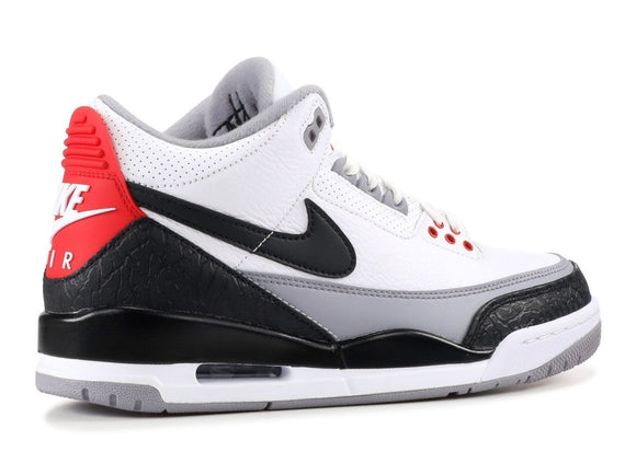 Nike Air Jordan 3 Retro NRG Tinker White Black Red Men Shoes !!! CYBER MONDAY SALE !!!