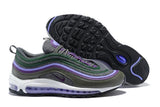 Nike Air Max 97 Carbon Grey Dk Purple T Purple  Shoes !!! CYBER MONDAY SALE !!!