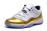 Nike Air Jordan 11 Retro Low White Metallic Gold Coin Basketball Men !!! CYBER MONDAY SALE !!!