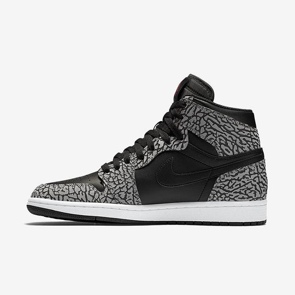 Nike Air Jordan 1 High Grey Cement Shoes Basketball Men !!! CYBER MONDAY SALE !!!