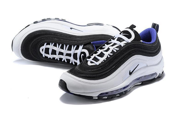 Nike Air Max 97 Black White Blue Shoes !!! CYBER MONDAY SALE !!!