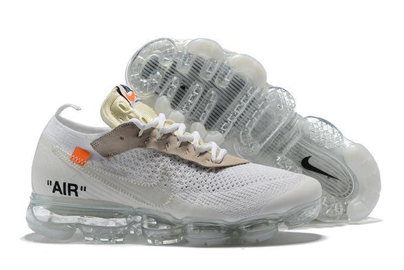 OFF WHITE x Nike Air Vapormax Part 2 White  Shoes Sneakers Men !!! CYBER MONDAY SALE !!!