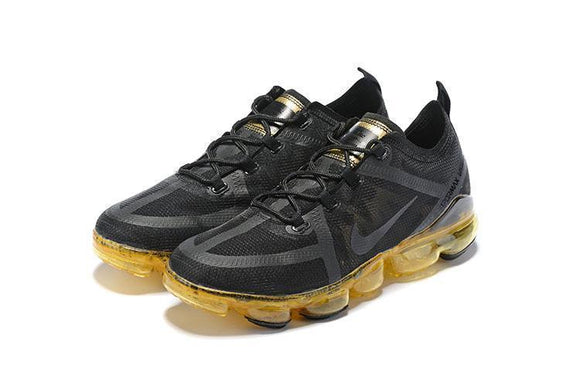 Nike Air Vapormax 2019 'Black Yellow' Shoes Sneakers Men Women !!! CYBER MONDAY SALE !!!