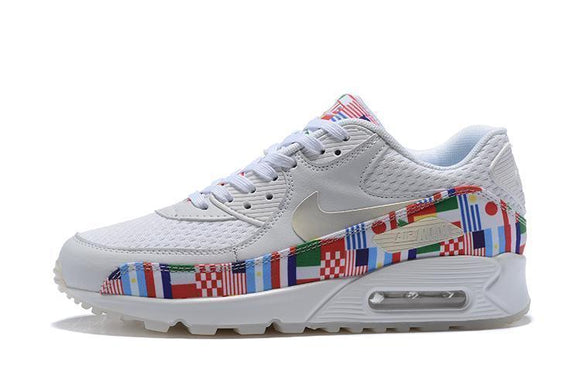 Nike Air Max 90 'One World White' Shoes Sneaker !!! CYBER MONDAY SALE !!!