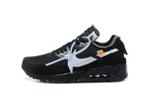 OFF-WHITE x Nike Air Max 90 'Black' Shoes Sneaker !!! CYBER MONDAY SALE !!!