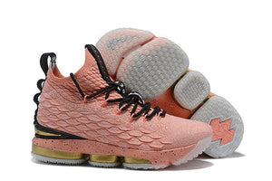 Nike Lebron XV 15 Pink Gold Men Shoes !!! CYBER MONDAY SALE !!!