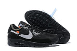 OFF-WHITE x Nike Air Max 90 'Black' Shoes Sneaker !!! CYBER MONDAY SALE !!!