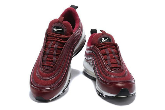 Nike Air Max 97 Wine Red White Shoes !!! CYBER MONDAY SALE !!!