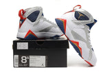 Nike Air Jordan 7 Retro White Navy Red Shoes Basketball Men !!! CYBER MONDAY SALE !!!