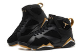 Nike Air Jordan 7 Black Gold Shoes Basketball Men !!! CYBER MONDAY SALE !!!