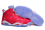 Nike Air Jordan 6 Retro Slam Dunk Red Shoes !!! CYBER MONDAY SALE !!!