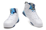 Nike Air Jordan 7 Retro White Blue Shoes Basketball Men !!! CYBER MONDAY SALE !!!