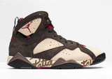 Air Jordan 7 'Patta' Dark Brown Shoes Men Sneaker !!! CYBER MONDAY SALE !!!