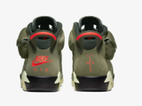 Nike Air Jordan 6  x Travis Scott 'Cactus Jack Collection' Olive Men Shoes !!! CYBER MONDAY SALE !!!