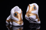 Nike Air Jordan Men 13 Retro White/Gold Basketball Men !!! CYBER MONDAY SALE !!!