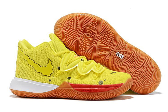 Nike Kyrie 5 x SpongeBob Squarepants 'Squarepants' Basketball Shoe Men Sneaker !!! CYBER MONDAY SALE !!!