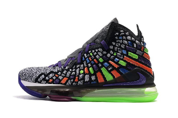 Nike LeBron 17 XVII Multicolor Men Basketball Sneaker !!! CYBER MONDAY SALE !!!