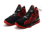 Nike LeBron 17 XVII Black Red Men Basketball Sneaker !!! CYBER MONDAY SALE !!!