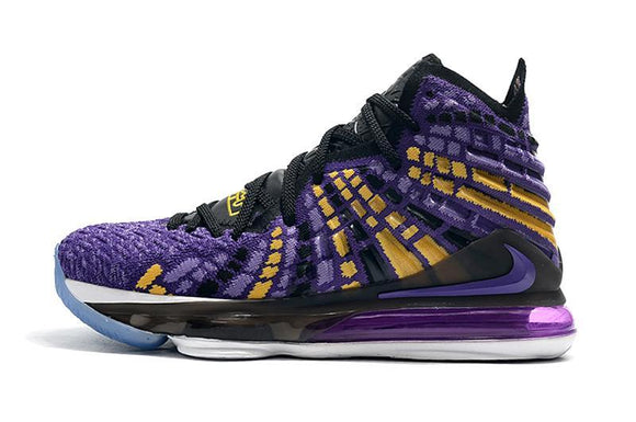Nike LeBron 17 XVII 'Lakers' Purple Men Basketball Sneaker !!! CYBER MONDAY SALE !!!