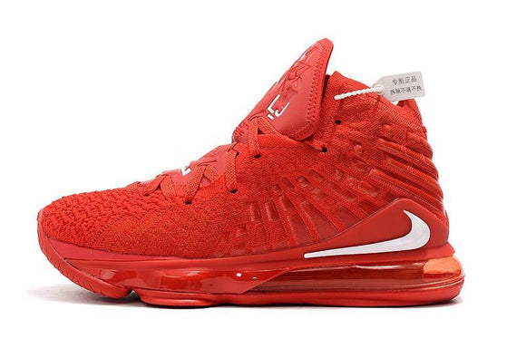Nike LeBron 17 XVII Red Men Basketball Sneaker !!! CYBER MONDAY SALE !!!