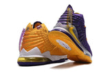 Nike LeBron 17 XVII 'Lakers' Purple Yellow Men Basketball Sneaker !!! CYBER MONDAY SALE !!!