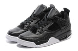 Nike Air Jordan 4 Retro Black White Basketball Men !!! CYBER MONDAY SALE !!!
