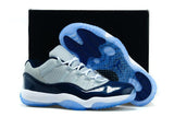 Nike Air Jordan 11 Retro Low Georgetown Grey Navi White  Men Shoes !!! CYBER MONDAY SALE !!!