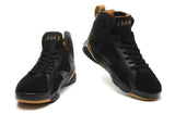 Nike Air Jordan 7 Black Gold Shoes Basketball Men !!! CYBER MONDAY SALE !!!