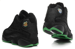 Nike Air Jordan Men 13 Retro Black/Green Men !!! CYBER MONDAY SALE !!!