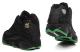 Nike Air Jordan Men 13 Retro Black/Green Men !!! CYBER MONDAY SALE !!!