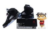 Nike Air Jordan 5 Retro Black Metallic Men Shoes !!! CYBER MONDAY SALE !!!