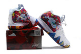 Nike Kyrie 4 Madness NCAA White Multicolor Basketball Shoes Sneaker !!! CYBER MONDAY SALE !!!