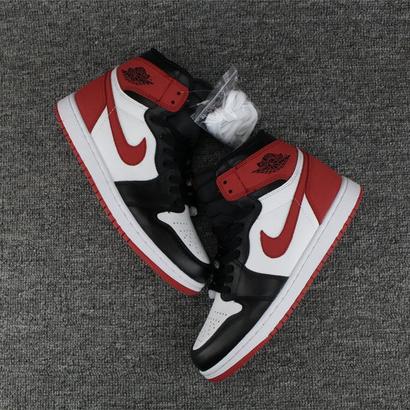 Nike Air Jordan 1 High Retro OF 6 Ring Whie Black Red Shoes Basketball Men !!! CYBER MONDAY SALE !!!