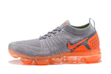 Nike Air Vapormax Flyknit 2 Grey Orange Shoes Sneakers Men !!! CYBER MONDAY SALE !!!