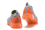 Nike Air Vapormax Flyknit 2 Grey Orange Shoes Sneakers Men !!! CYBER MONDAY SALE !!!